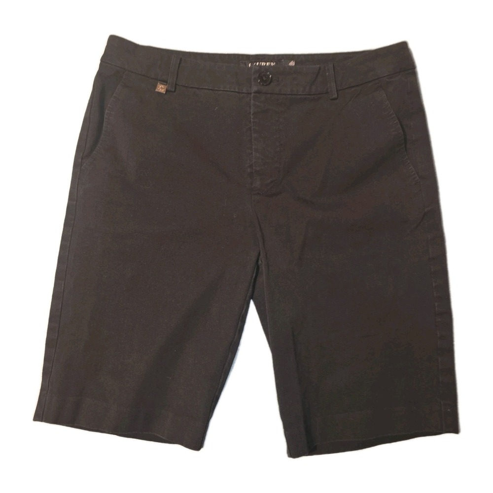 Lauren Ralph Lauren‎ Polo Women's  Bermuda Dress Shorts Black Size 6